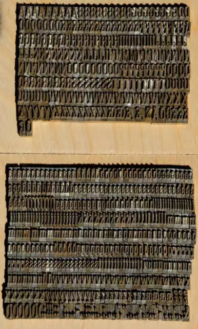 9 mm Prägeschrift Messingschrift Buchbinder Messing Vergoldepresse Buchbinden 2