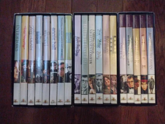 The Woody Allen Collection (DVD, 2000, 19-Disc Set) All With NM With Inserts