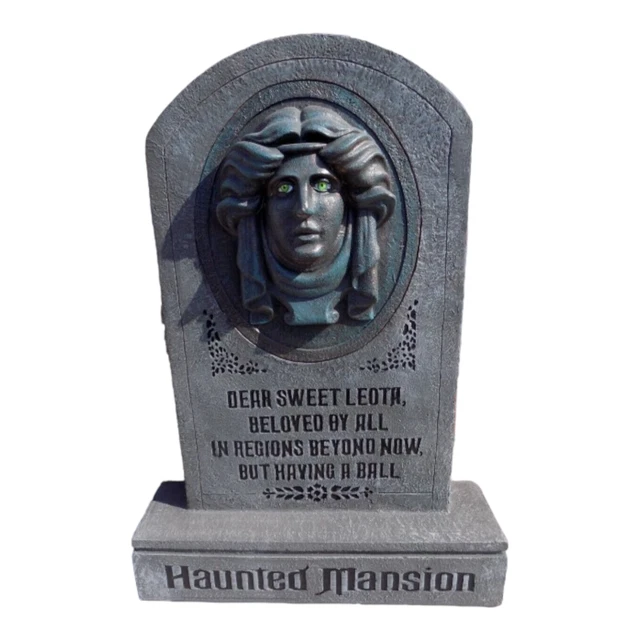 DISNEY HAUNTED MANSION Madame Leota Talking Tombstone 30in Lowes