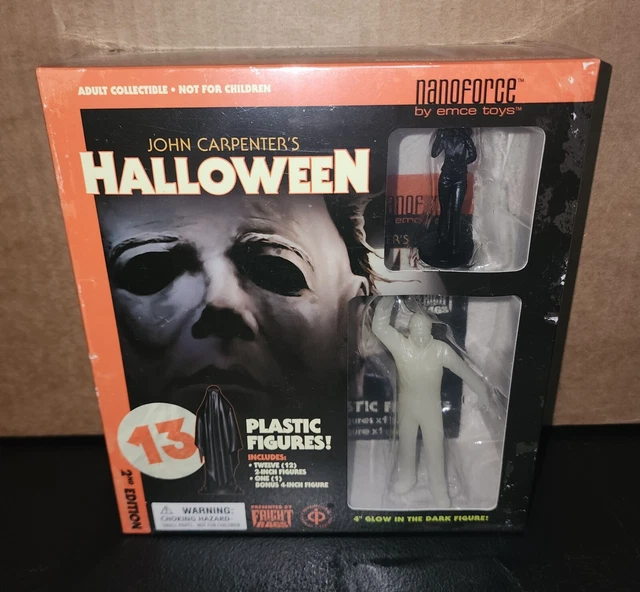 Halloween Nanoforce Figures Set Fright Rags Exclusive 2nd Edition Glow Myers NEW