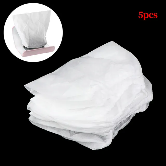 5Pcs Nail Dust Collector Replacement Bags Non-woven Nail Art Tips Dust Bags C❤M
