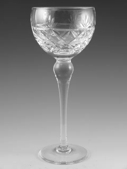 Royal BRIERLEY Crystal - BRUCE Cut - Hock Wine Glass / Glasses -  7 5/8" (2nd)