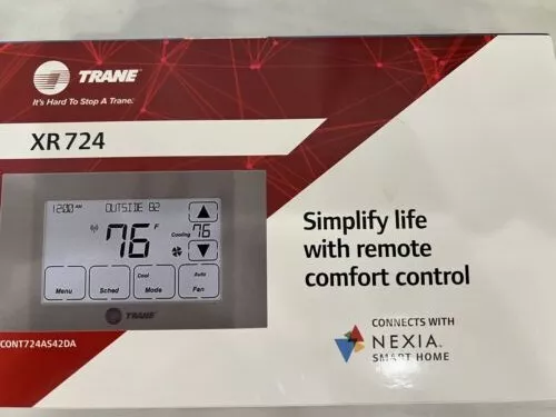 Trane XR724 Comfort Control 4H/2C Programmable Thermostat - Rfwel Engr  E-Store