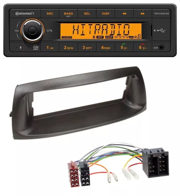 Continental MP3 Bluetooth AUX USB Autoradio für Fiat Punto (188, 1999-2005)