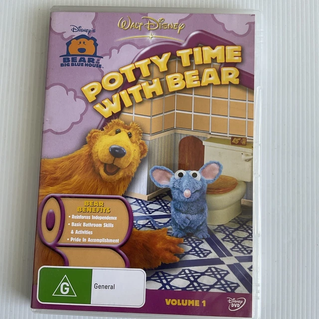 BEAR IN THE Big Blue House - Potty Time With Bear (DVD, 2005) - Region 4 - GC EUR 8,93 - PicClick FR