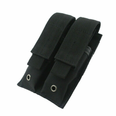 DOUBLE MAGAZINE POUCH FOR RUGER MARK II P97 USA SR9 BY ACE CASE P95 P94 