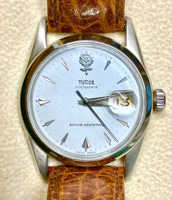 TUDOR/ROLEX OysterDate Vintage 1956's Men's Rare Unique Watch - $15K APR w/ COA!