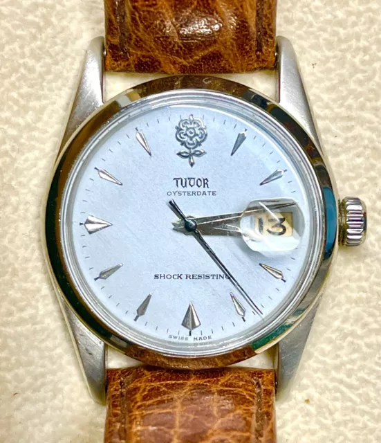 TUDOR/ROLEX OysterDate Vintage 1956's Men's Rare Unique Watch - $15K APR w/ COA! TUDOR/ROLEX OysterDate Vintage 1956's Men's Rare Unique Watch - $15K APR w/ COA!
