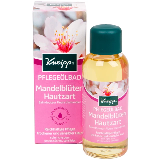 Baño de aceite de cuidado Kneipp FLORES DE ALMENDRO TIPO DE PIEL 1 x 100 ml ingredientes activos vegetales