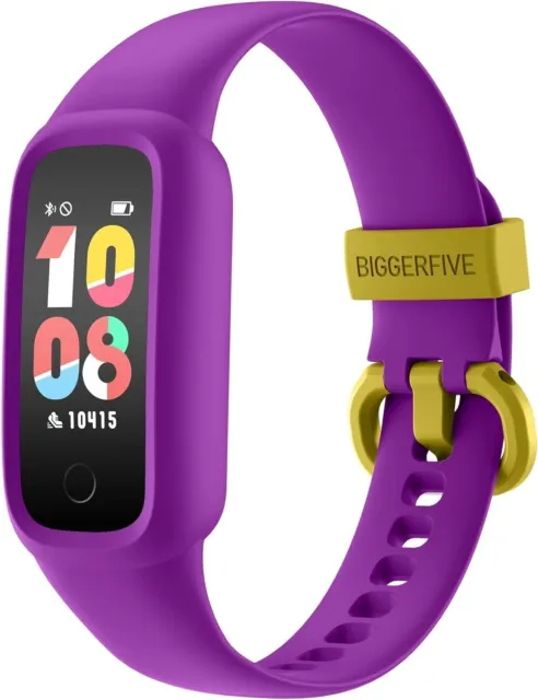 BIGGERFIVE Vigor 2 L Kids Fitness Tracker Watch for Boys Girls Ages 5-15, IP68 W