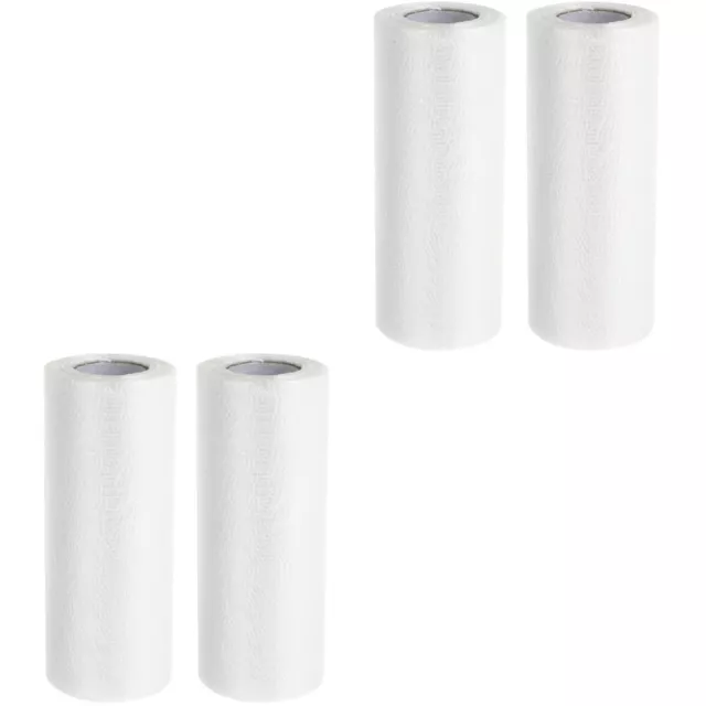 4 Rolls or Dust Cover Waterproof Anti- Furniture Plastic Chairs