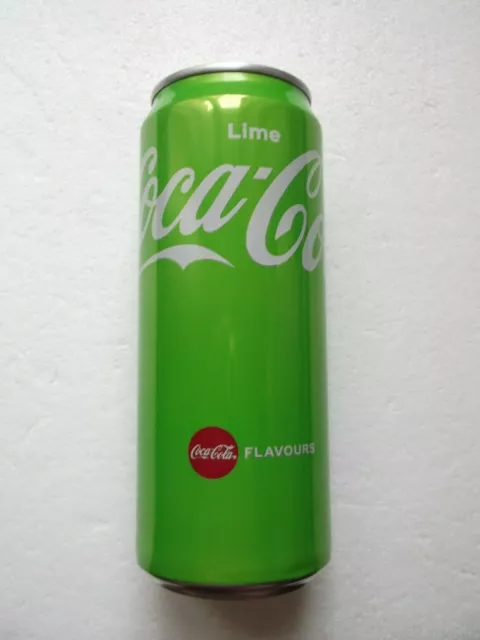 COCA COLA LIME from POLAND 2022 empty slim can 330ml top opened Discontinued