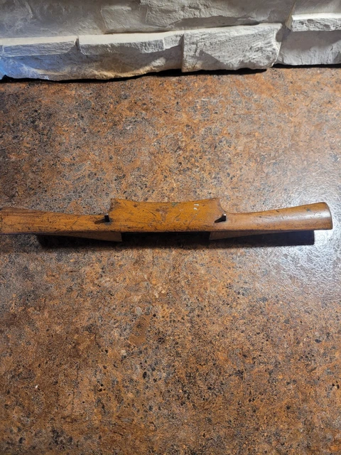 Antique / Vintage Wooden Handle Spokeshave / Spoke Shave Draw Knife Plane 2