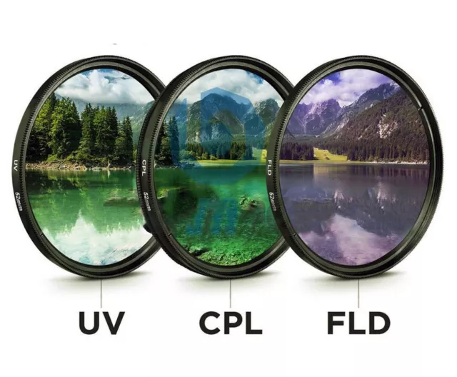 UV CPL FLD Filter Starter-Set Super Slim Kamera Objektiv Start-Up 2