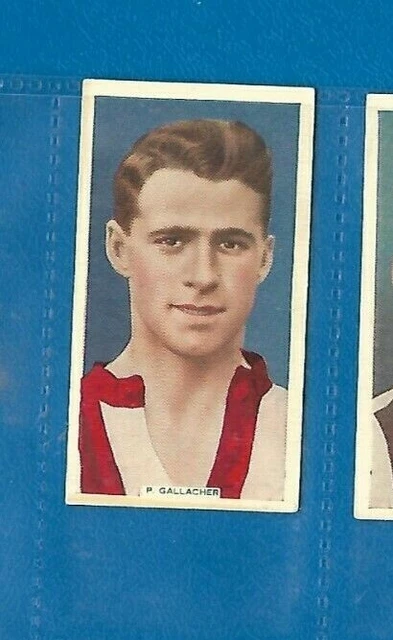 1930er Jahre Zigarettenkarte - P. Gallagher von Sunderland FC von Godfrey Phillips