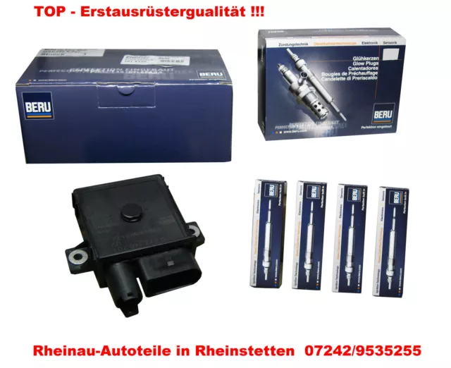 Appareil de commande /Recuit +4 Glühkerzen-BERU-GSE101 - BMW 5 (E60, E61) 520d