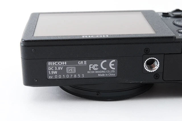 RICOH GR II 16.2 MP Digital Camera Black count 5645 [Near Mint] #1862952 12