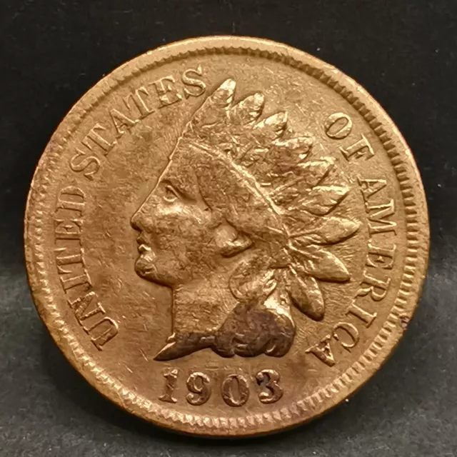 1 Cent Indian Head 1903 Usa / Tete D'indien