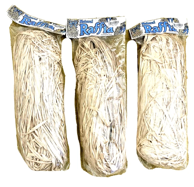 Bast Raffia Naturbast 100g | Bindebast Aus Naturfaser | Für Floristik, Garten, Hochzeit & Bastelprojekte