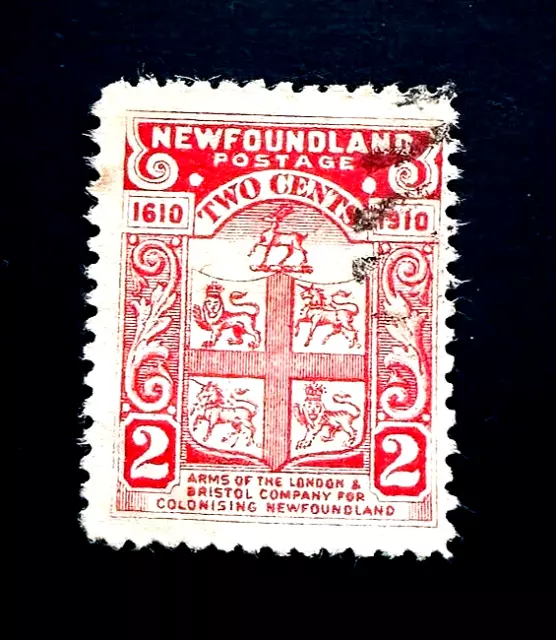 NEWFOUNDLAND Stamp - 1910 King Edward VII Pictorial # 88a Used