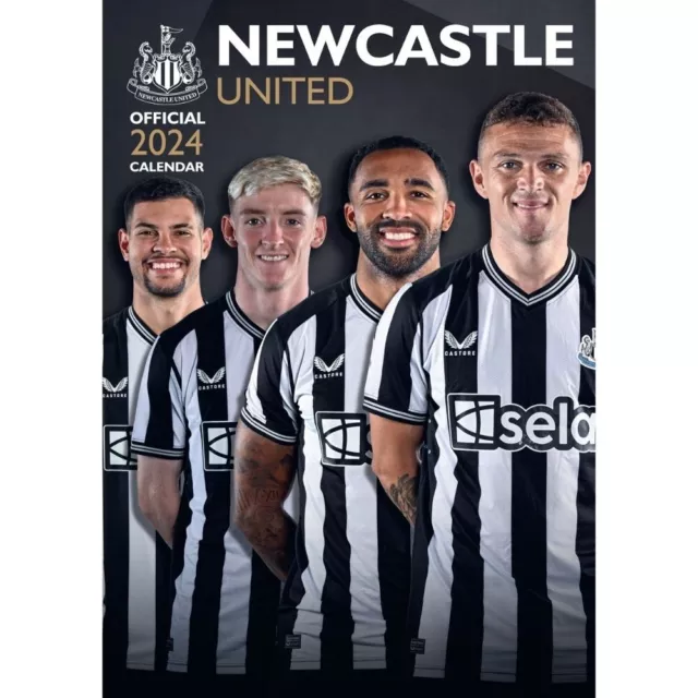 2024 CALENDAR NEWCASTLE United FC A3 Wall Hang Calendar Newcastle