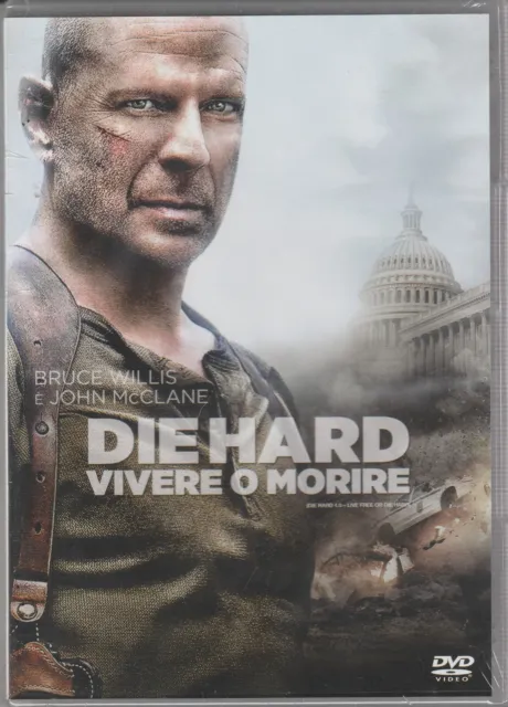 Dvd DIE HARD VIVERE O MORIRE con Bruce Willis John McClane nuovo sigillato 2007