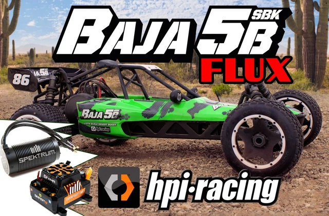 HPI Baja 5B SBK Flux build kit Electric with 8S Spektrum ESC,  780kV, 160324/8S