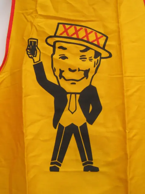 rETRO 1980s Mr FOUREX  apron XXXX Winking Man Apron XXXX The Classic Aussie Beer 2