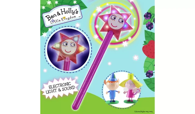 BEN AND HOLLY Princess Holly s Magical Wand And Figures Holly Ben Elf ben-and-holly-princess-holly-s-magical-wand-and-figures-holly-ben-elf