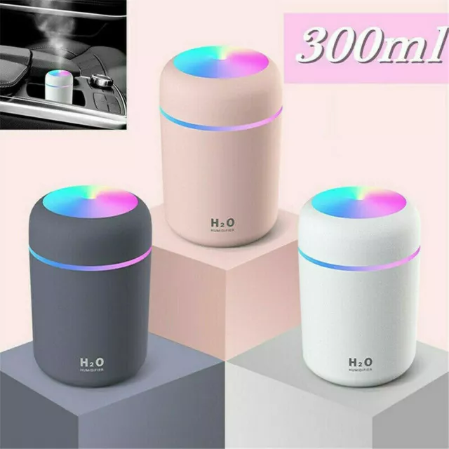 Led Aromatherapy Humidifier Aroma Essential Oil Diffuser Grain Ultrasonic Air