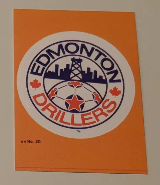 1979 Topps NASL Soccer sticker card Edmonton Drillers #20