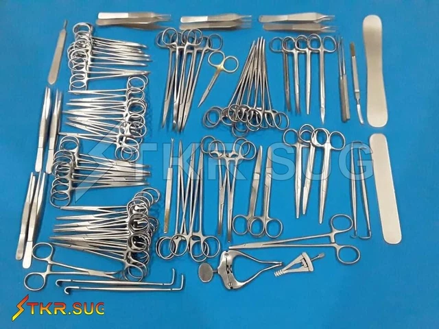 PLASTIC SURGERY SET 82 Pcs Surgical Instruments $467.67 - PicClick CA