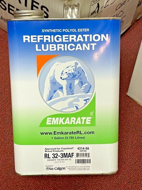 Synthetic Polyol Ester Refrigeration Lubricant Viscosity 150 SUS ISO32 COPELAND