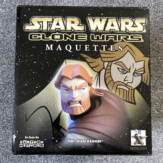 Gentle Giant Star Wars Clone Wars OBI WAN KENOBI Maquette Statue #163 of 2500!