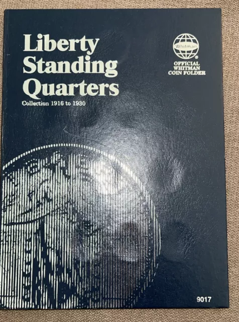 1916-1930 Standing Liberty Silver Quarter 25¢ partial set, 23 Coins incl book!!!