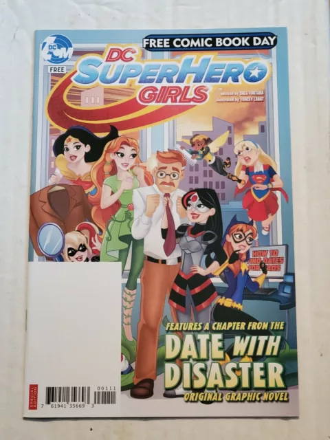 DC SuperHero Girls Date With Disaster FCBD Super Hero Mini Comic Free Comic Day