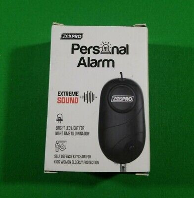 Llavero ZekPRO Sonido Extremo Emergencia Personal Alarma LED Ancianos, Seguridad Infantil