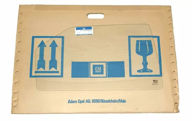 Original Vauxhall Windowpane Firm Glass Rear Right Clear Kadett D - 90069830