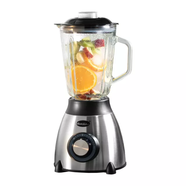 Batidora De Vaso Trituradora Electrica 1200W Jarra Cristal Extra Reforzado 1,5L