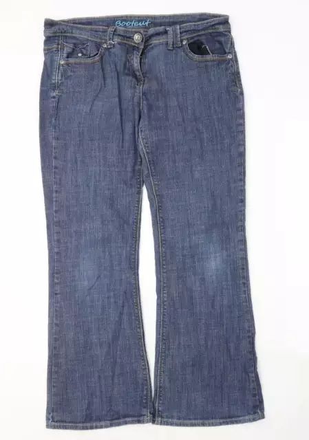 Jeans da donna blu cotone NEXT taglia 34 L28 con bottoni regolari