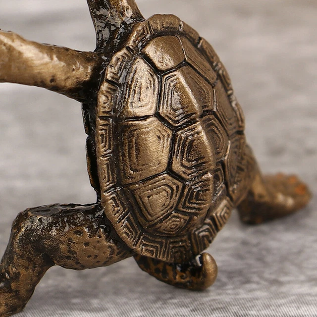 Mini alloy small turtle put incense utensils
