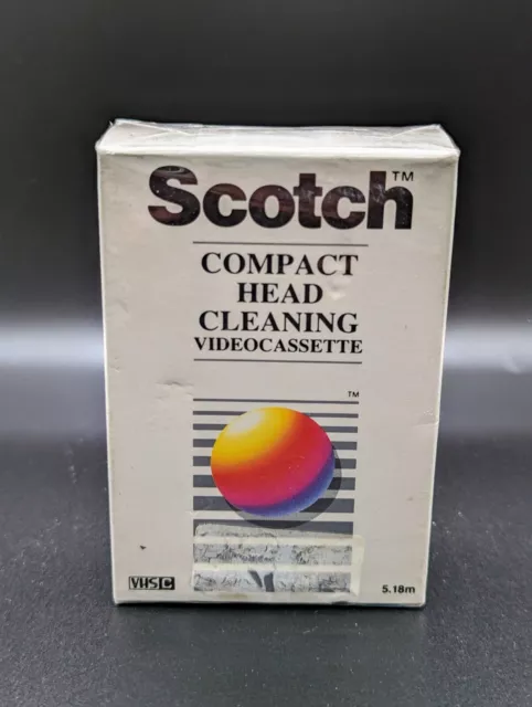 SCOTCH  COMPACT HEAD CLEANING   VHSC, Sealed Neu