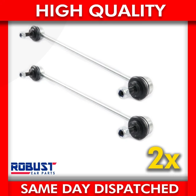 Front Anti-Roll Bar Stabilizer Drop Link Pair For Ford Mondeo, S-MAX & Volvo S60 – 2x Steel Links