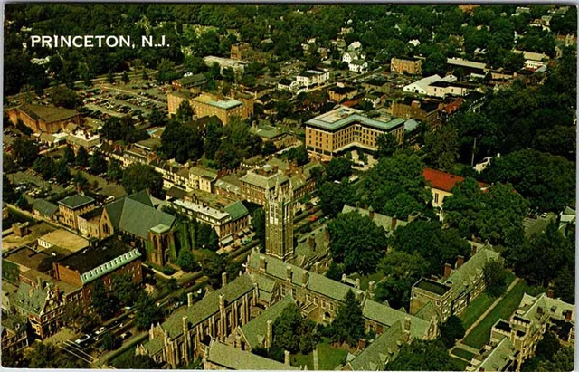 Postcard AERIAL VIEW SCENE Princeton New Jersey NJ AK0341