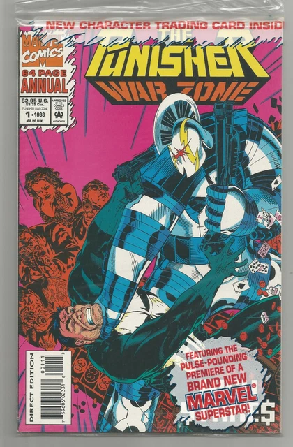 Punisher War Zone Annual # 1 * Unopened  * Marvel Comics * 1993 * Near Mint