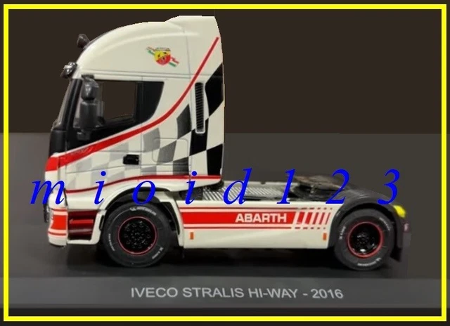 Camion En Métal Die-Cast - Abarth Iveco Stralis Hi-Way 2016 - Échelle 1/43