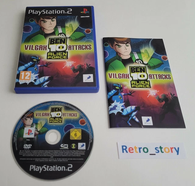 BEN 10 ALIEN Force: Vilgax Attacks Ps2 Playstation 2 pal ita italiano