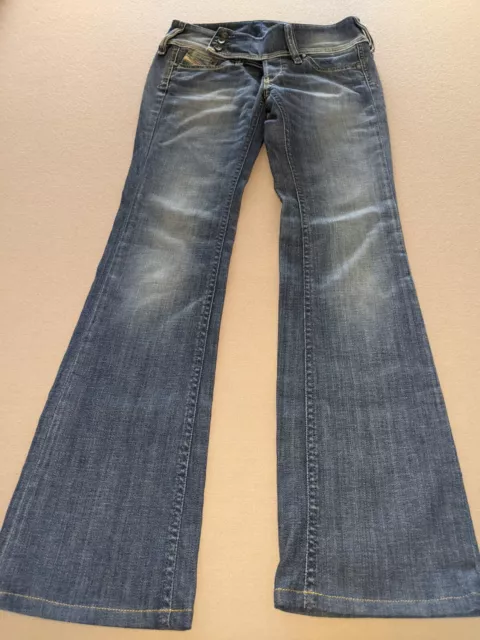 Diesel Women’s Cherock Stretch Low Rise Slim Bootcut Jeans Sz 25 /32