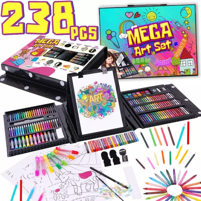 Drawing Painting Art Set for Kids Paint Makers Coloring Set 238 Pieces