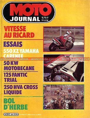 **m Moto Journal n°576 125 Yamaha RDLC l'hexgonal total 82-240 husqvarna CR 